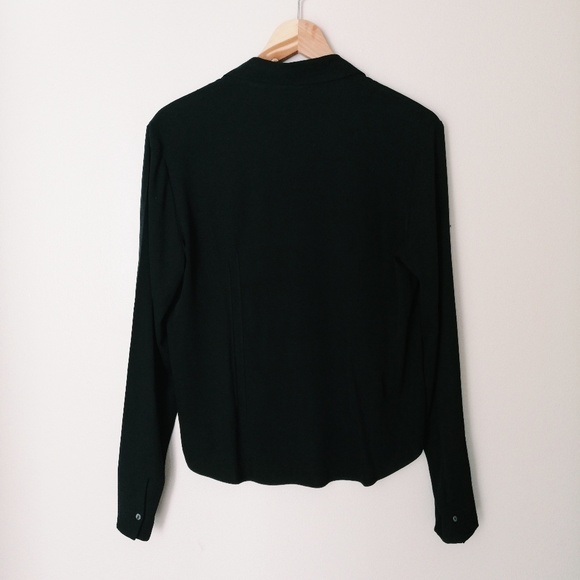 Silk Blouse Banana Republic Black - Picture 3 of 4